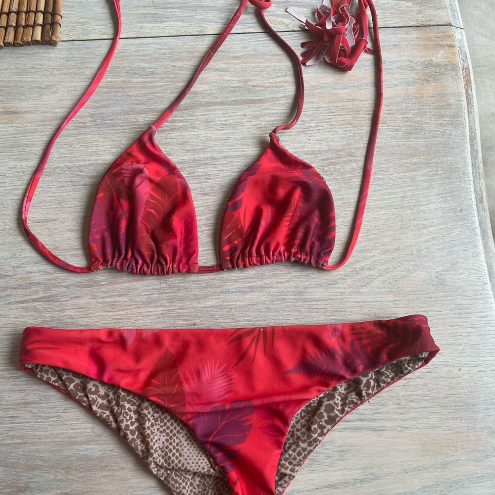 Acacia psychedelic leaf set